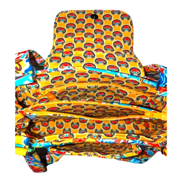 RETIRED NWT Vera Bradley Edie Satchel Purse Bag in floral Provencal pattern HTF - Picture 11 of 13